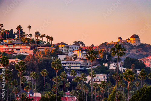 Fotografia Hollywood Hills at Sunset