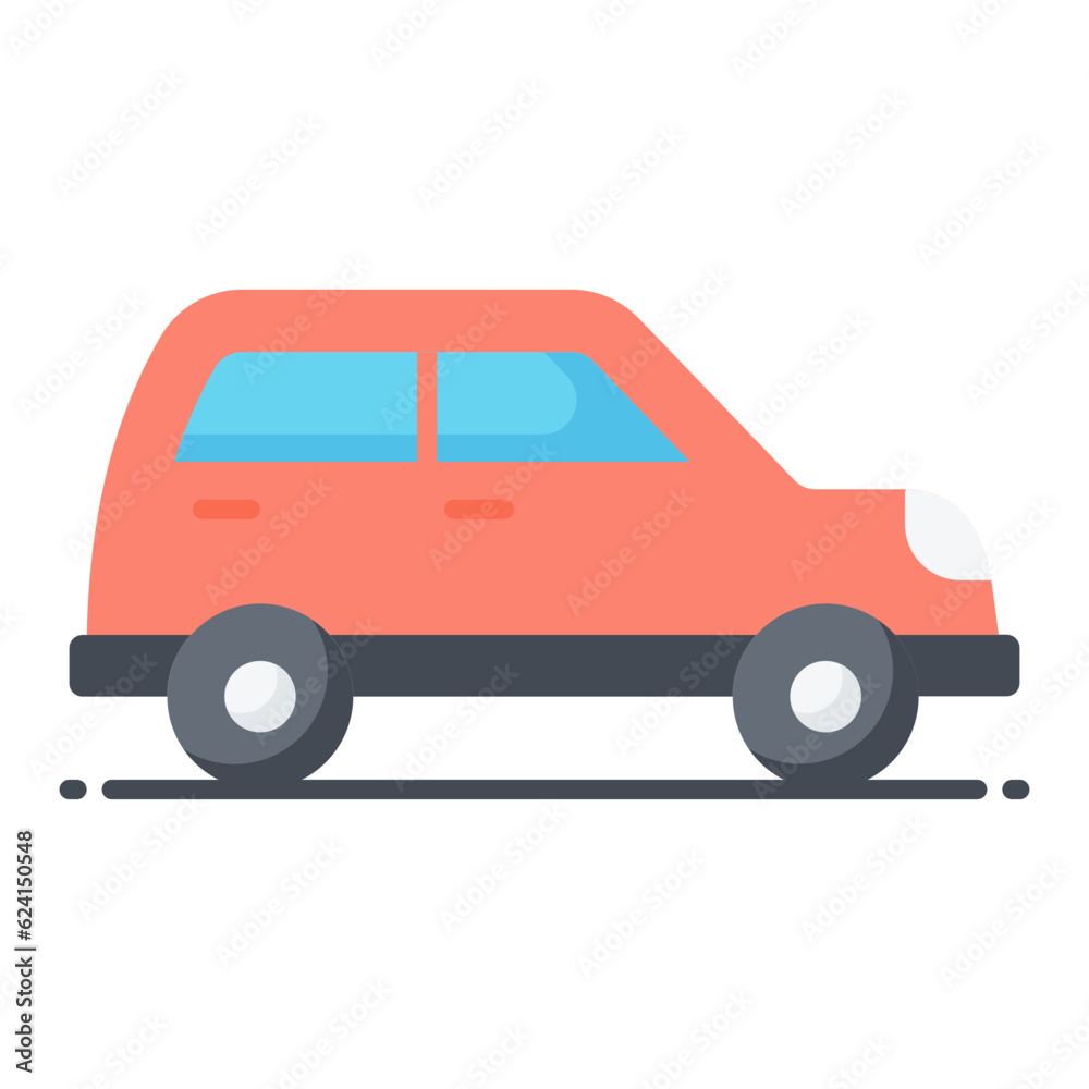 Automobile Flat Icon