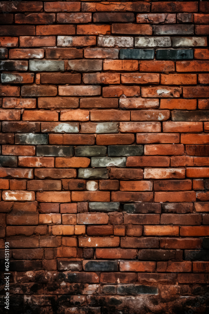 Obraz premium red brick background