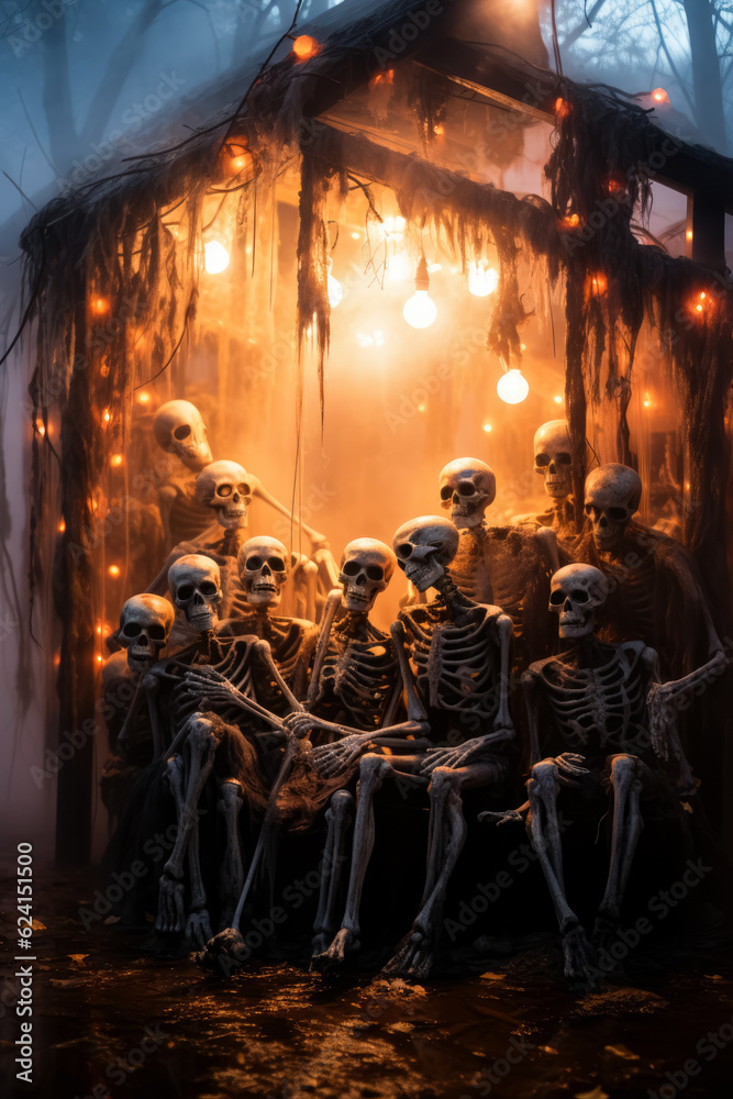 Skeletons In Spooky Nights 