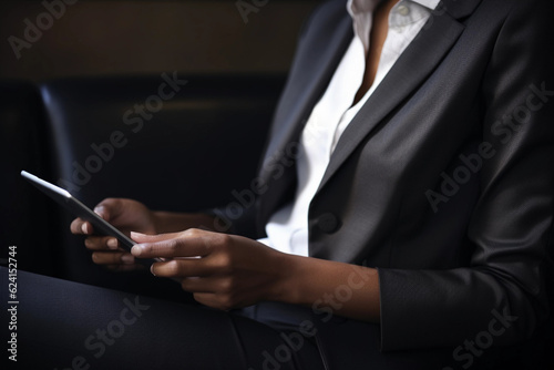 Businesswoman Using Phone © FantasticStocksBot
