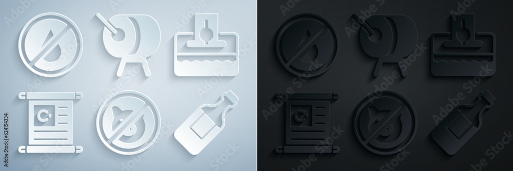 Set No pig, Donate or pay your zakat, Holy book of Koran, Bottle water, Ramadan drum and icon. Vector Set No pig, Donate or pay your zakat, Holy book of Koran, Bottle water, Ramadan drum and icon. Vector