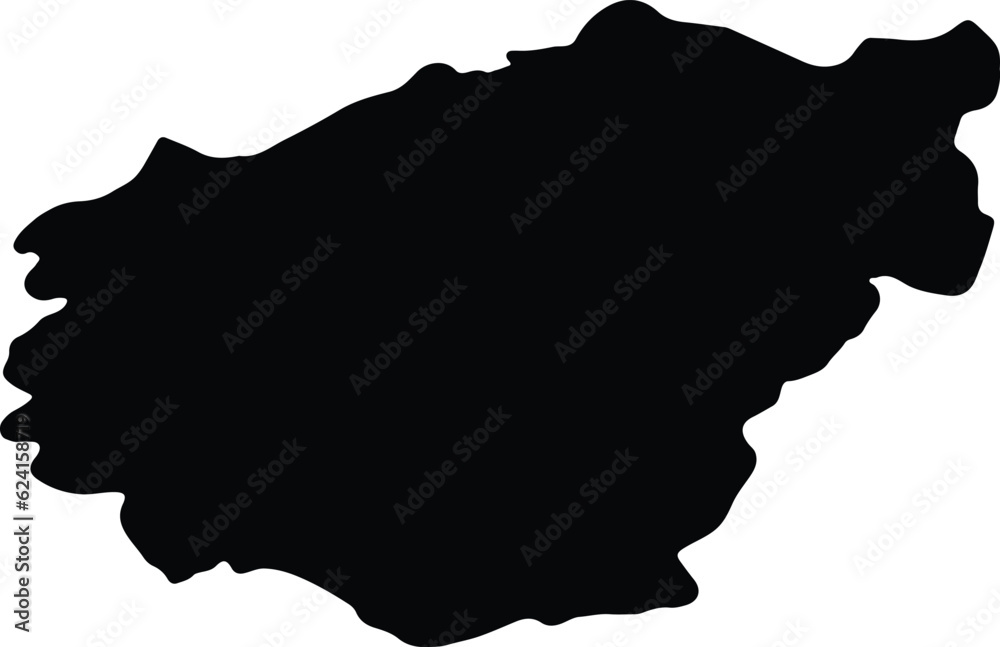 Silhouette map of Corrèze France with transparent background. Silhouette map of Corrèze France with transparent background.