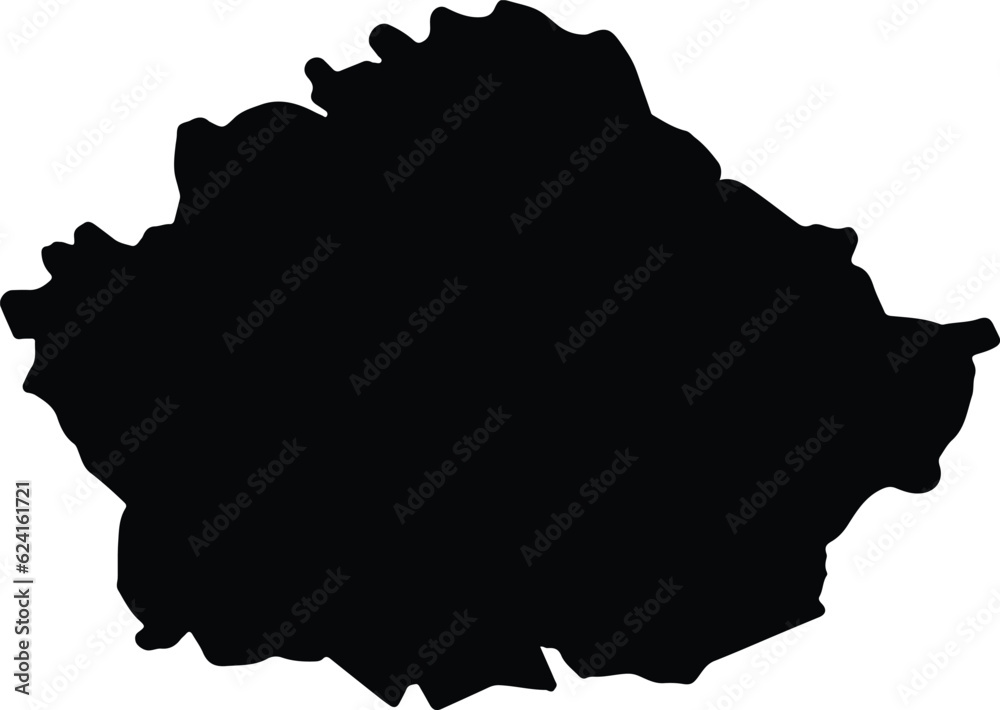 Silhouette map of Cuenca Spain with transparent background. Silhouette map of Cuenca Spain with transparent background.