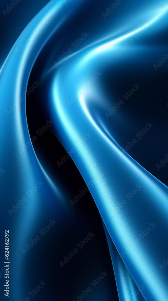 Naklejka premium Flowing Colors: Beautiful Abstract Background with Fluid, Gradient, and Line Design, Generative AI