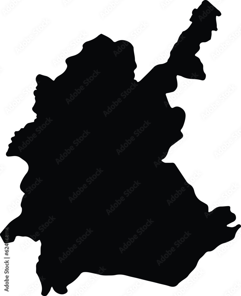 Silhouette map of Diyala Iraq with transparent background. Silhouette map of Diyala Iraq with transparent background.
