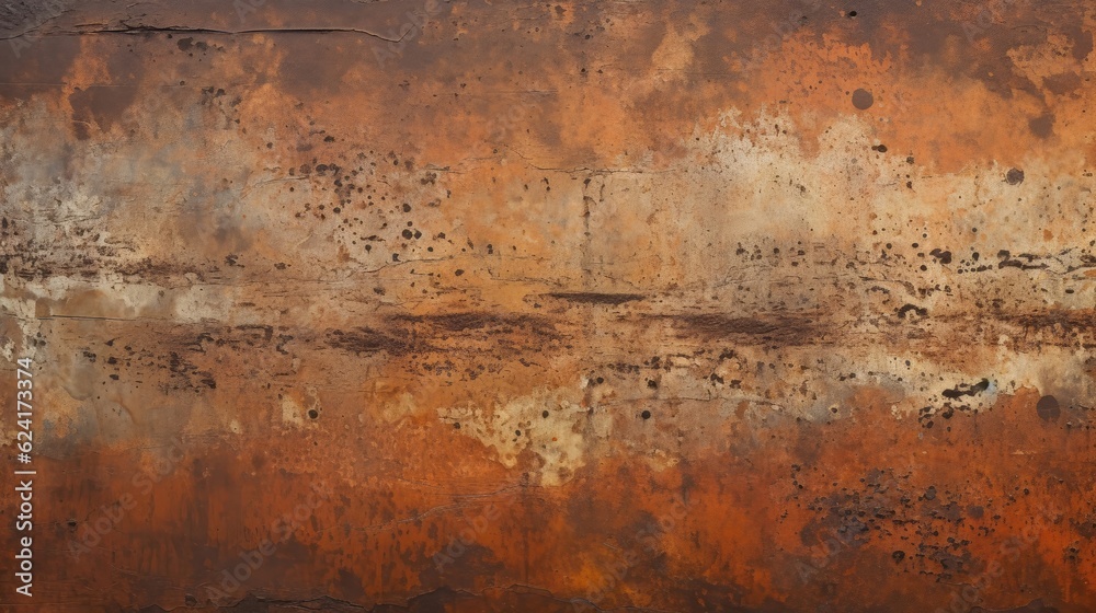 Dirty Rust Background. Generative AI