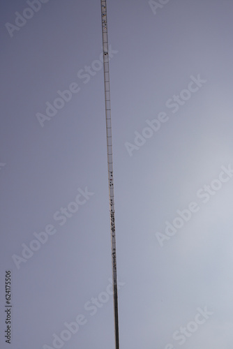 bridge on blue sky background