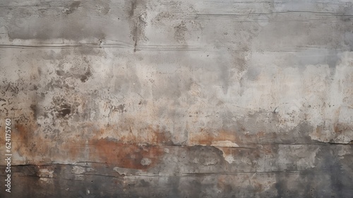 Rustic Scratch Concrete Wall Background. Generative AI © Kanisorn