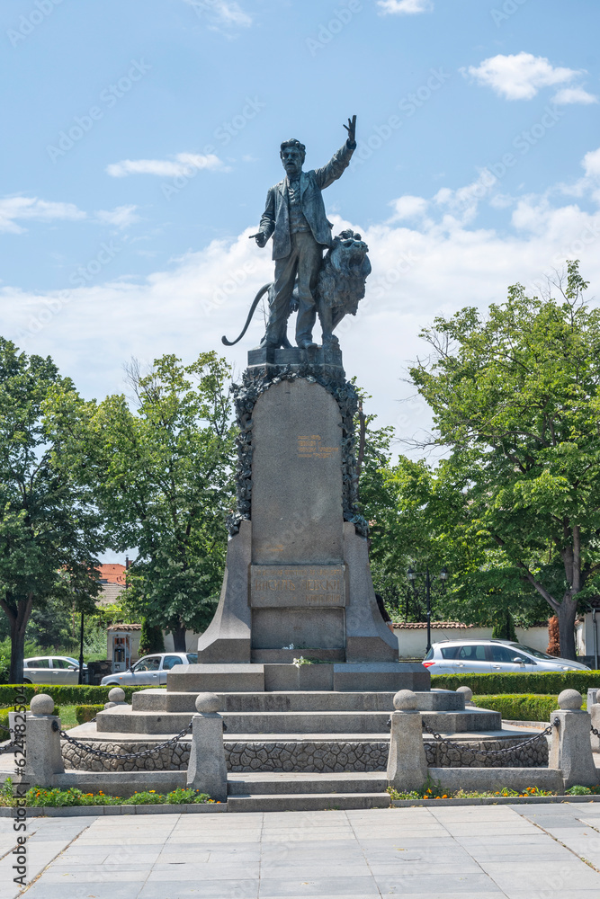 Monument toVasil Levski in town of Karlovo, Bulgaria