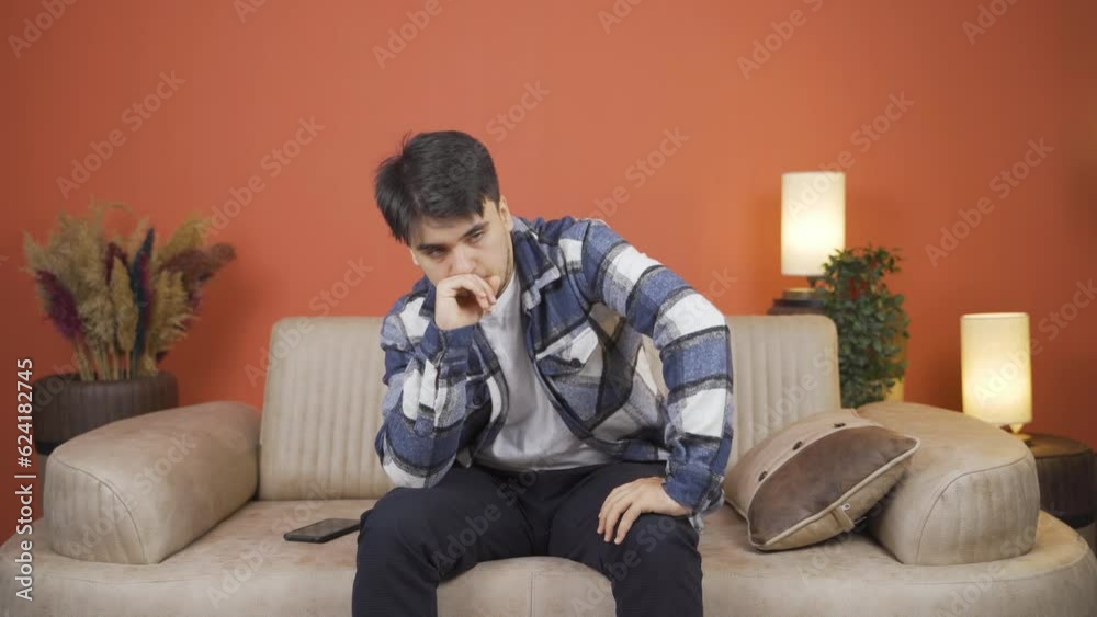 Man with family problems. Man with family problems.