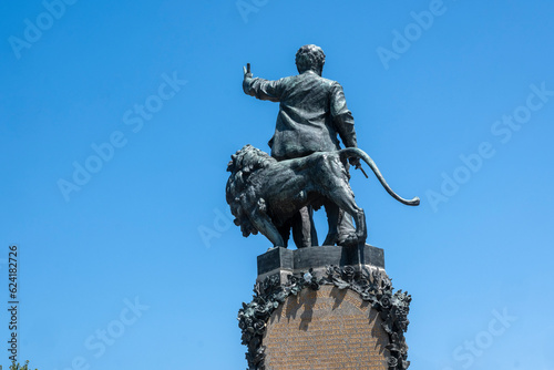 Monument toVasil Levski in town of Karlovo  Bulgaria