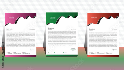 business letterhead design. modern letter head design. corporate letter head . professional letterhead design modern business letter head design.