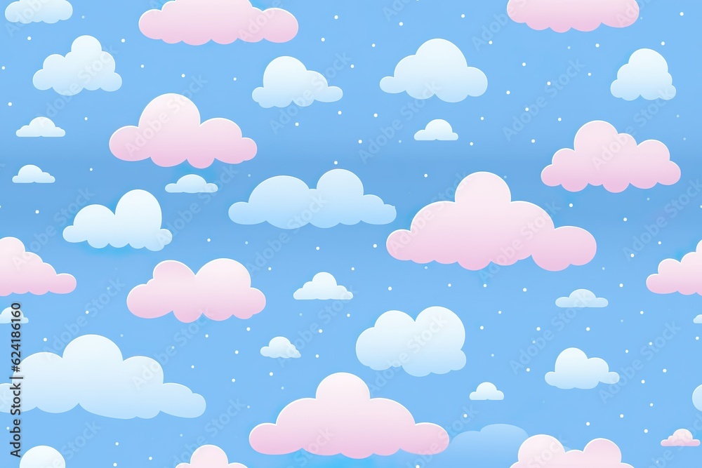 clouds pattern | Generative AI clouds pattern | Generative AI