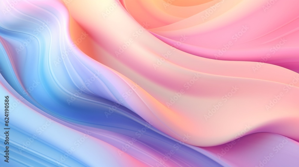 Pastel current background. Divorces, waves, lines, in pastel colors. Banner for advertising. AI generation. Pastel current background. Divorces, waves, lines, in pastel colors. Banner for advertising. AI generation.