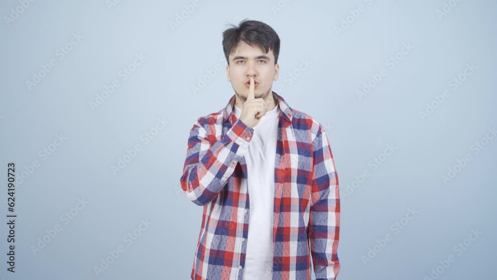 The man who wants silence. The man who wants silence.