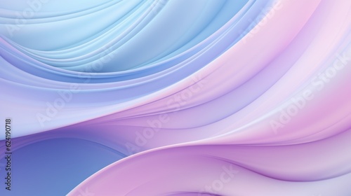 Pastel current background. Divorces, waves, lines, in pastel colors. Banner for advertising. AI generation.