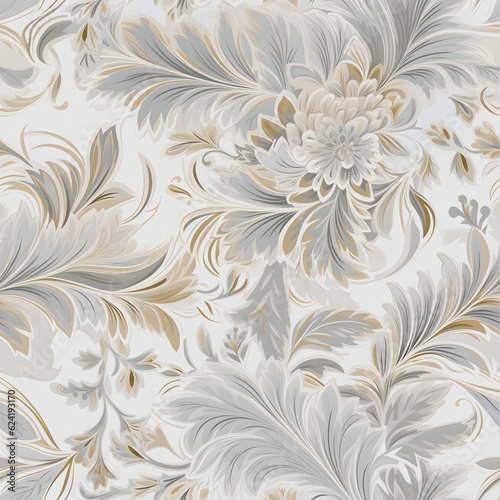 Flower pattern, seamless textre, fabric wallpaper.