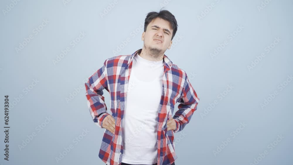 Man with Back Pain. Man with Back Pain.