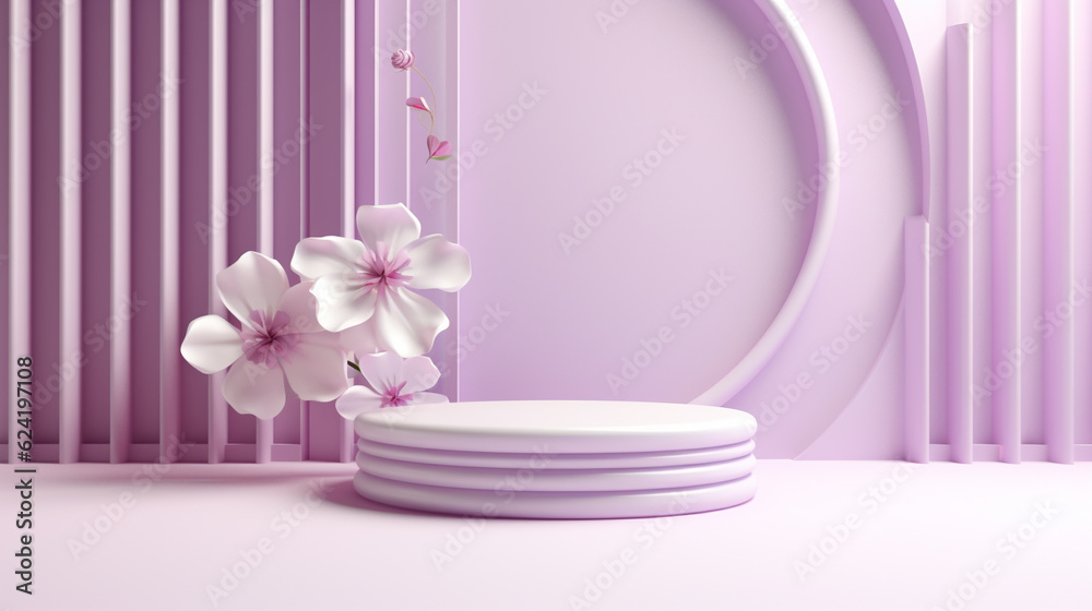 spa still life with pink flower HD 8K wallpaper Stock Photographic Image
