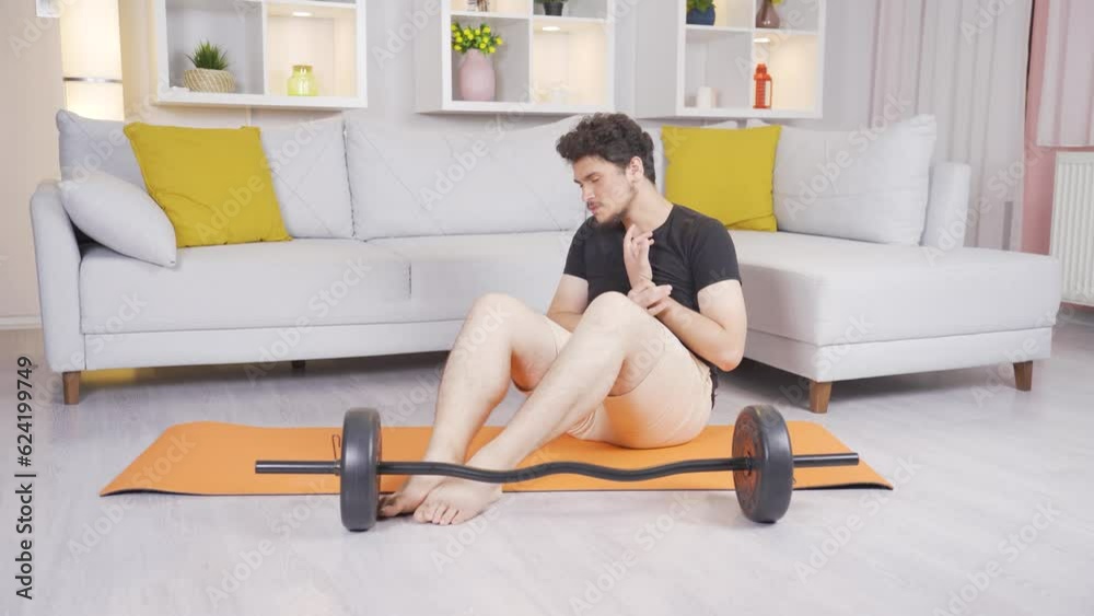 Man suffering from heart compression or spasm. Man suffering from heart compression or spasm.