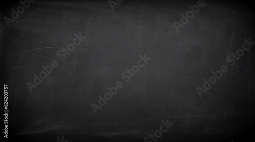 black chalkboard background. Copy text. generative ai