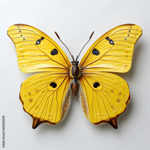 Big Butterfly. Beautiful Insect Nature, Colorful Wildlife Species, Delicate Wings in Detail, Bright Close-up. Generative AI © overlays-textures