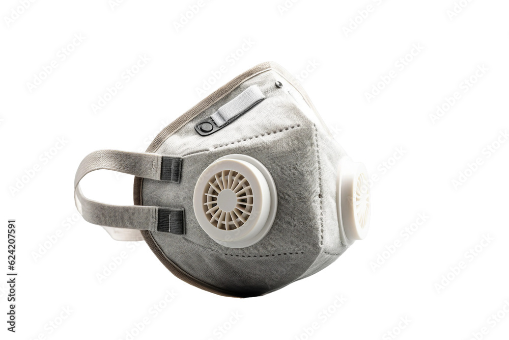 Dust mask. isolated object, transparent background Dust mask. isolated object, transparent background