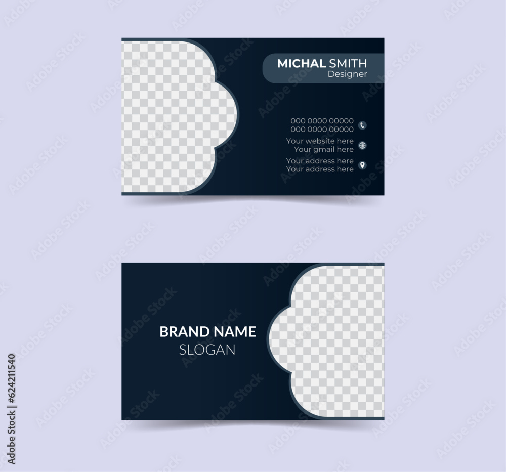 business card design. corporate business card. Modern business card ...