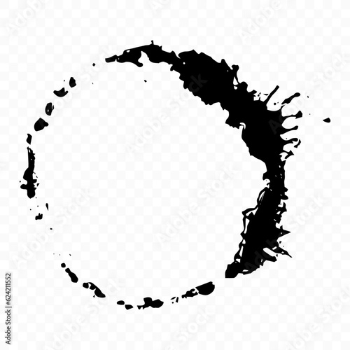 Abstract Paint Splash Circles, vector