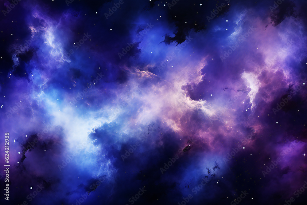 abstract nebula-like background with stars