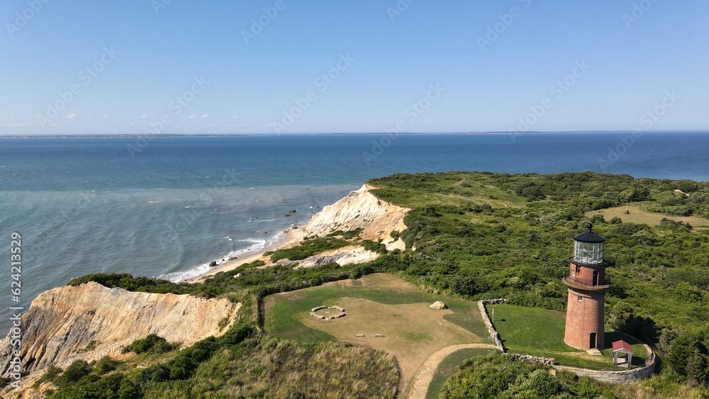 Fototapeta premium martha's vineyard facing ocean 
