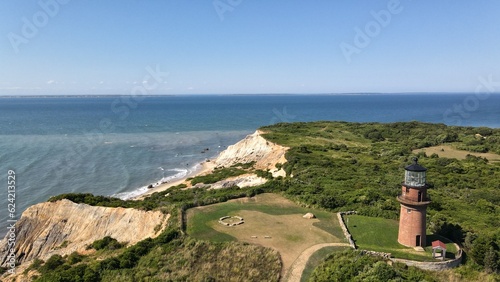 martha's vineyard facing ocean  photo