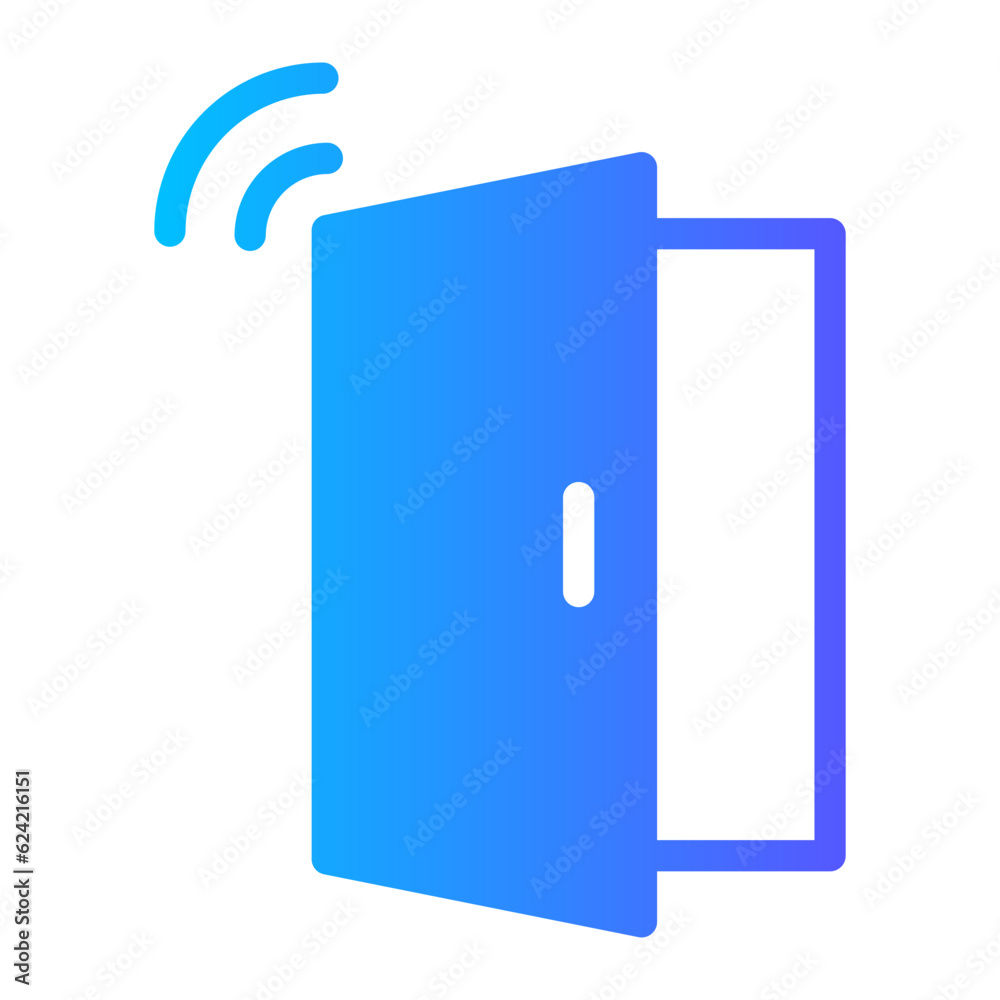 door gradient icon door gradient icon