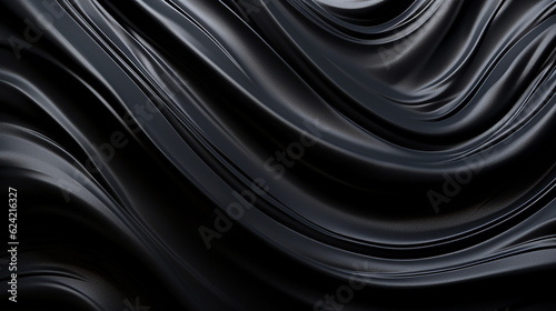 Black color texture, abstract background, Ai Generative