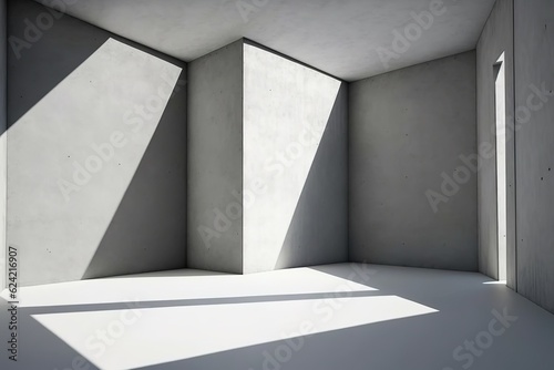 room Empty concrete texture background with shadow