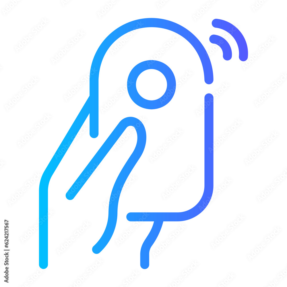 Obraz premium controller gradient icon