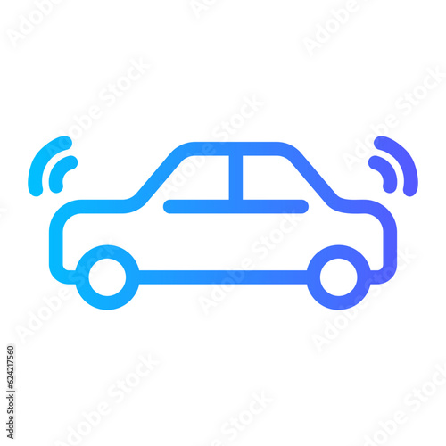 car gradient icon