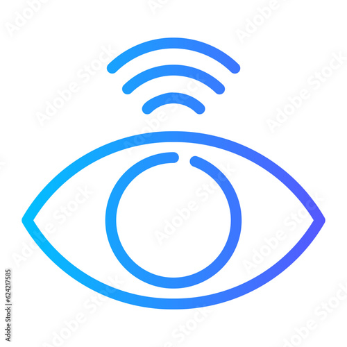 motion sensor gradient icon
