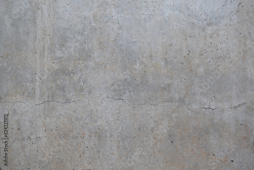 Dirty old cracked concrete wall texture background.  Rough and grunge surface wall. 