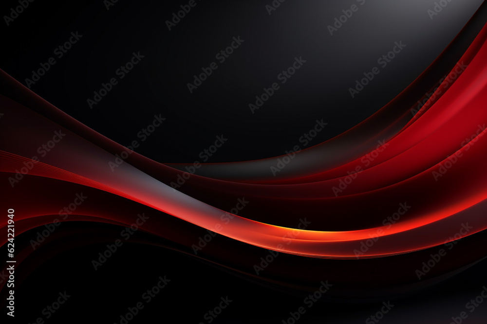 Bold abstract background with space for design, gradient. Contrast blacks and vivid reds, wave, copy space Bold abstract background with space for design, gradient. Contrast blacks and vivid reds, wave, copy space