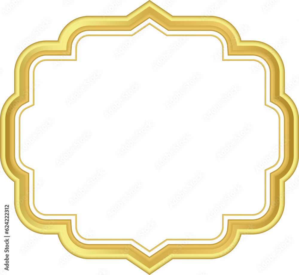 luxury islamic golden frame element design luxury islamic golden frame element design