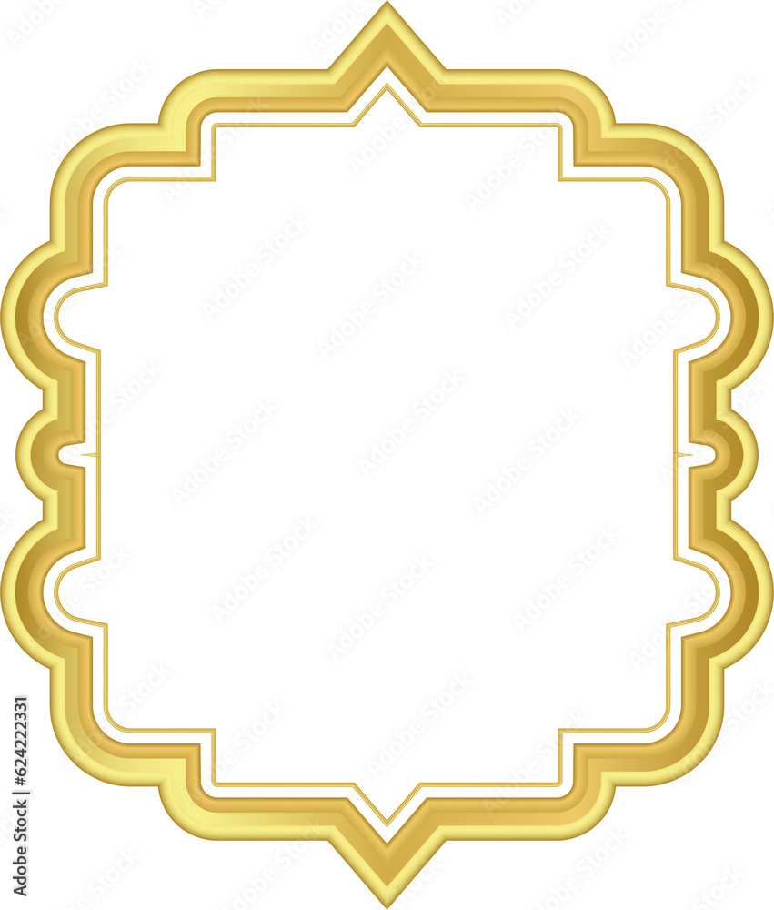 luxury islamic golden frame element design luxury islamic golden frame element design