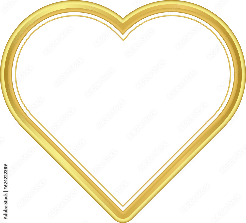 luxury islamic golden frame element design