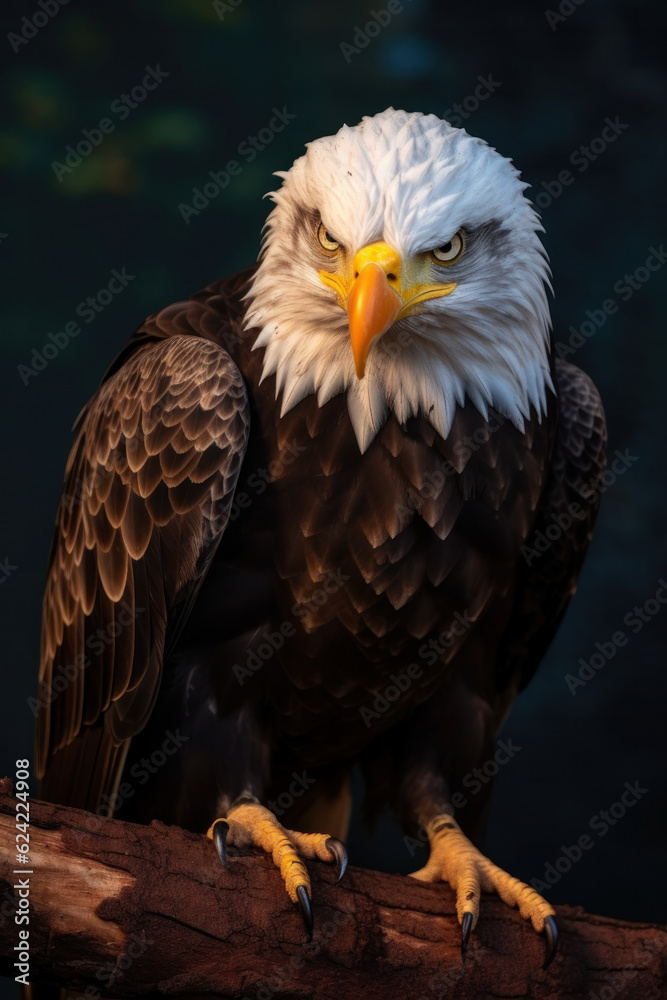 Bald Eagle, Wildlife Photography, Generative AI Bald Eagle, Wildlife Photography, Generative AI