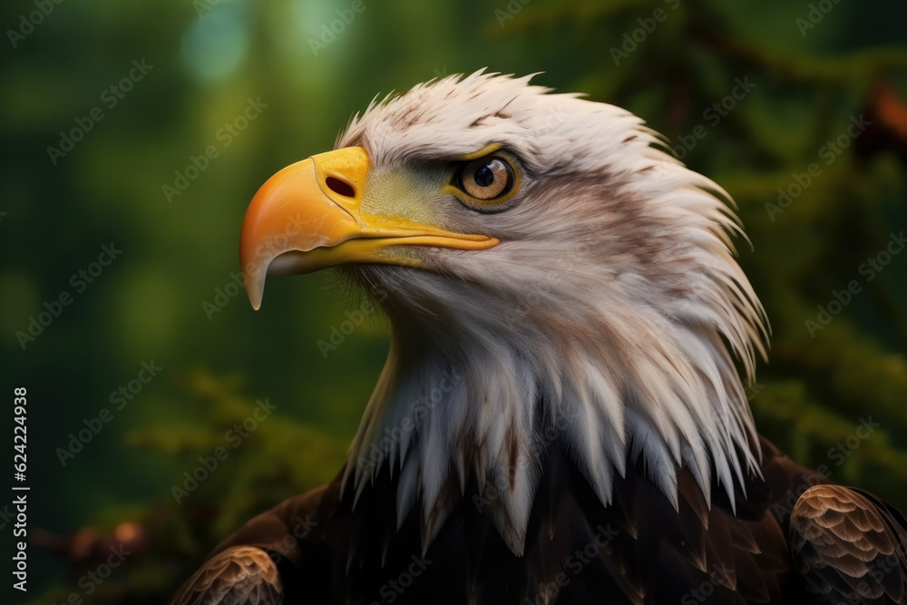 Bald Eagle, Wildlife Photography, Generative AI Bald Eagle, Wildlife Photography, Generative AI