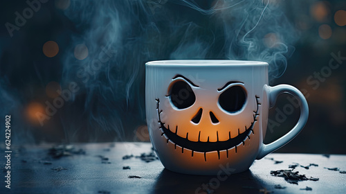 skeleton cup of coffee © ColureME