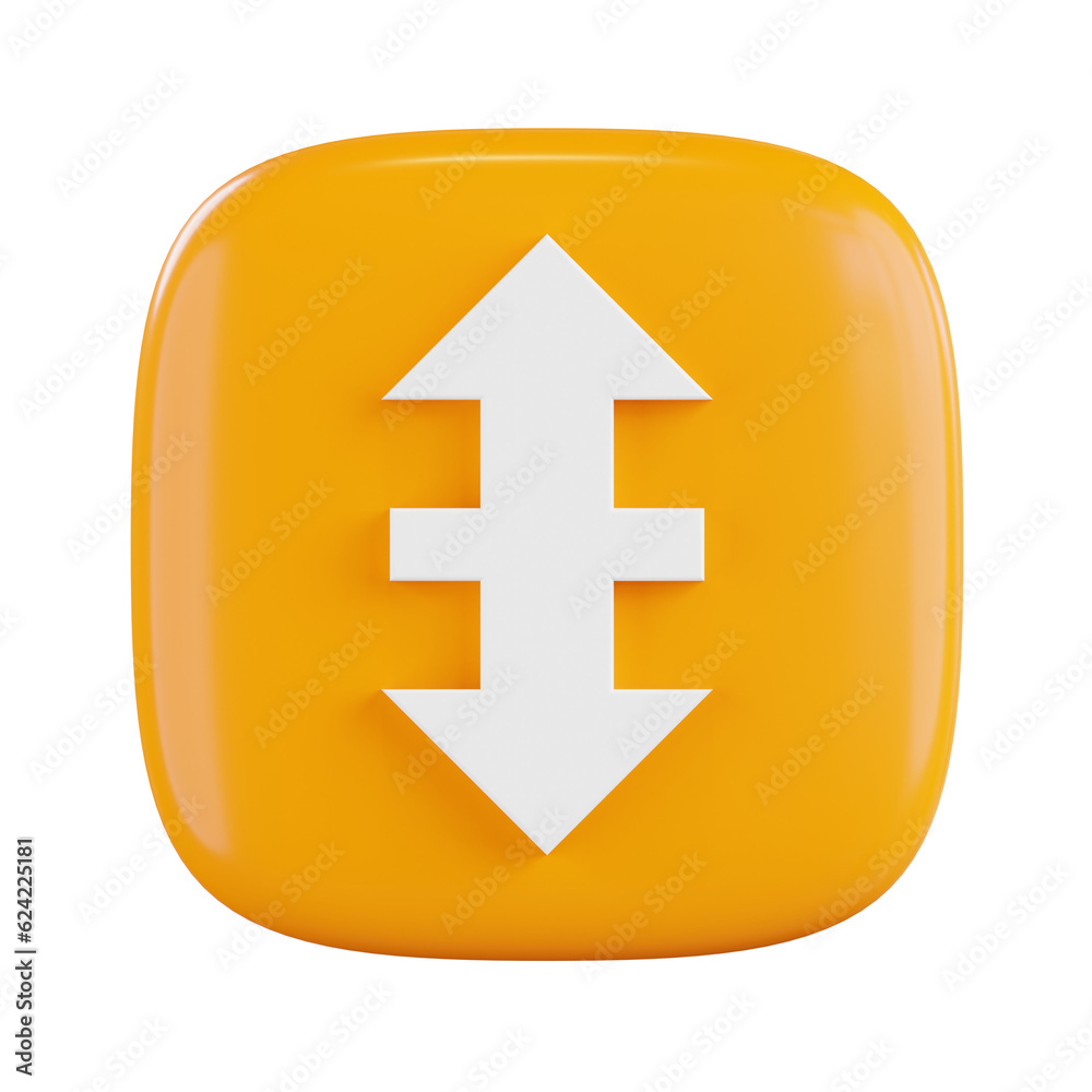 Obraz premium arrow icon on button