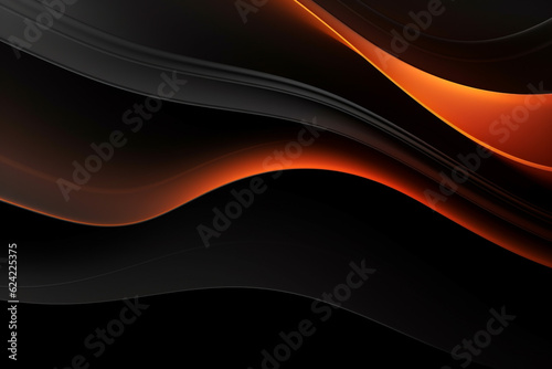 Bold vivid abstract background with copy space, gradient. Contrasting blacks and vivid very peri, reds, oranges, wave, background