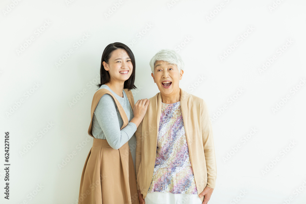 祖母と孫 祖母と孫